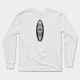 surfboard art, surfing surfer vibes, v1 Long Sleeve T-Shirt